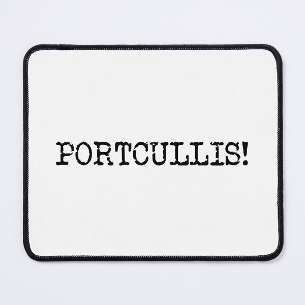 Item preview, Portcullis! Sue Perkins Taskmaster quote designed and sold by Inky-Spiration.