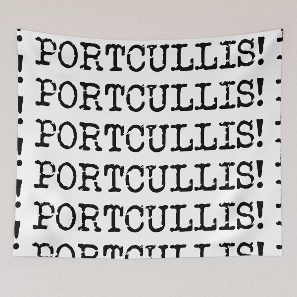 Item preview, Portcullis! Sue Perkins Taskmaster quote designed and sold by Inky-Spiration.
