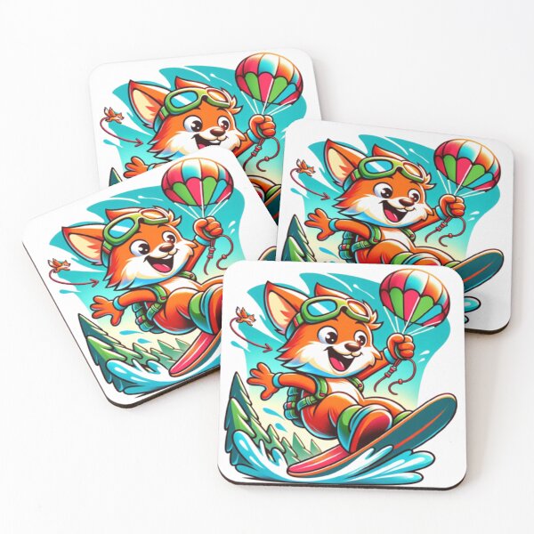 Item preview, Taking Flights: Adventures of a Parachuting Fox designed and sold by masquetea.