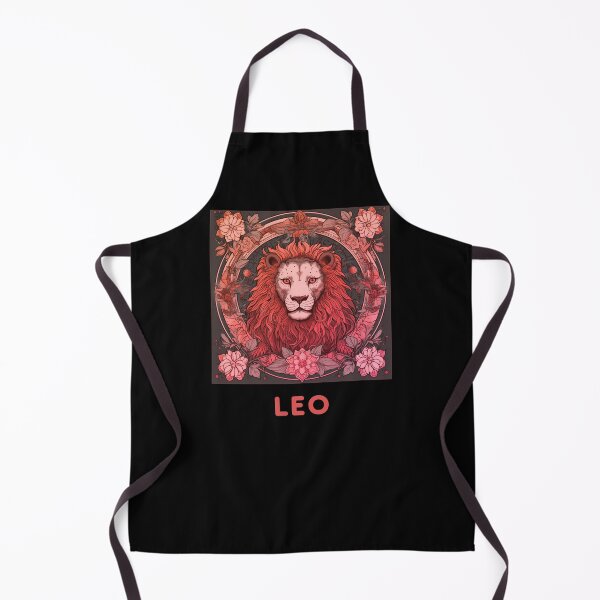 Item preview,  Redish pink Vintage and retro Pink Leo Zodiac - Horescope/SunSign Theme  on white background designed and sold by CosmicNook1.