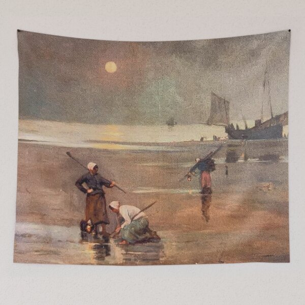 Item preview, The Fisherwomen by Eugene Chigot designed and sold by tomorrowsart.