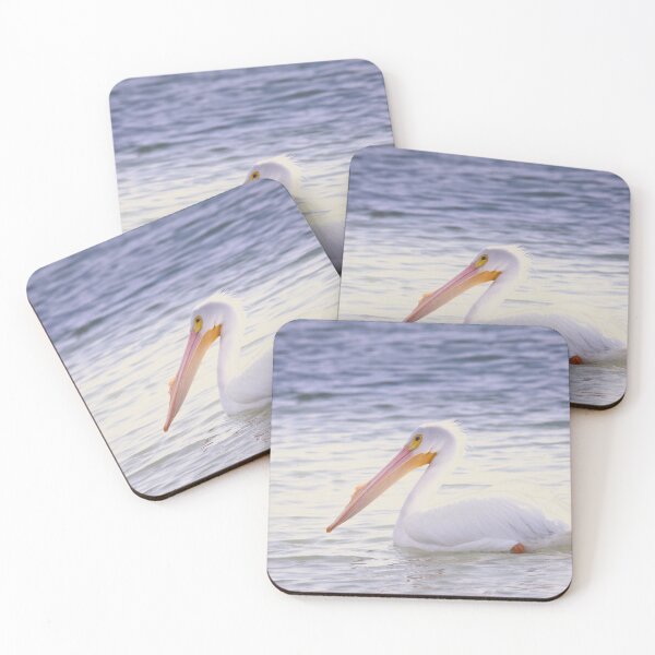 Item preview, White American Pelican Peacefully Drifting designed and sold by Debra Martz.
