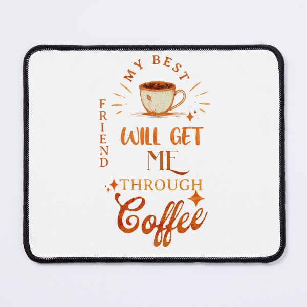 Item preview, My Best Friend Coffee  designed and sold by BangtanArtShop.