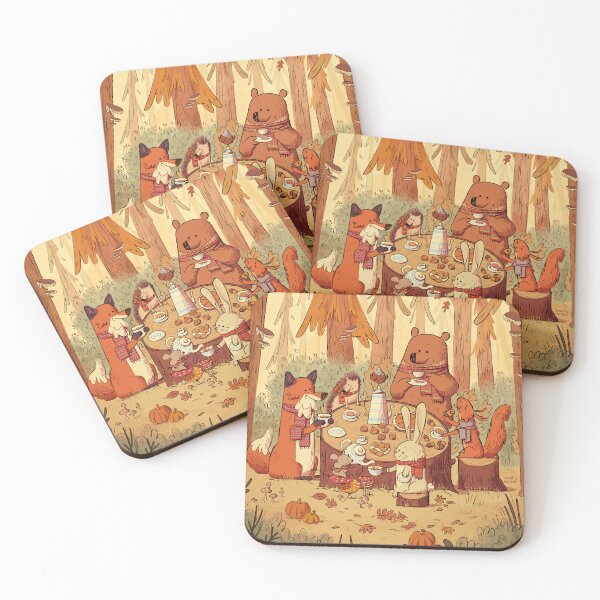 Item preview, Autumn Tea Party in The Forest designed and sold by artofAurelie.