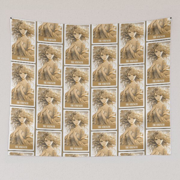 Item preview, the strength - swiftie tarot card designed and sold by sadieillust.