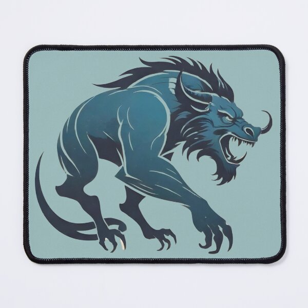 Item preview, "Lunar Beast Unleashed: Werewolf Illustration" designed and sold by ArtistKunal123.