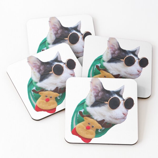 Item preview, Meowy christmas designed and sold by JiraVibes.