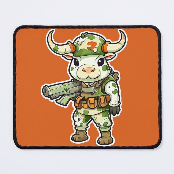 Item preview, Military Moo-ves: The Smiling Cow in Command designed and sold by Minpadesign.