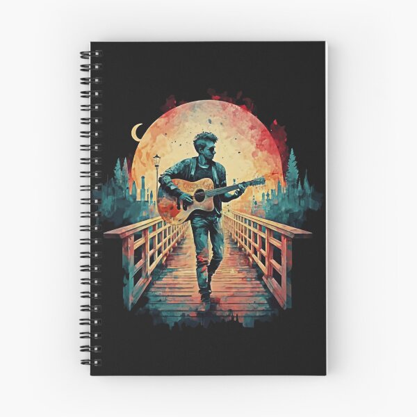 Item preview, Playing a guitar in a park designed and sold by NotesForMusic.