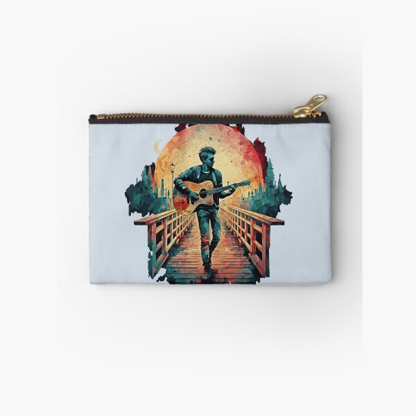 Item preview, Playing a guitar in a park designed and sold by NotesForMusic.