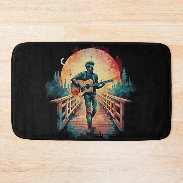 Item preview, Playing a guitar in a park designed and sold by NotesForMusic.