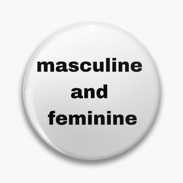 Item preview, Masculine and feminine text designed and sold by Created by Aia.