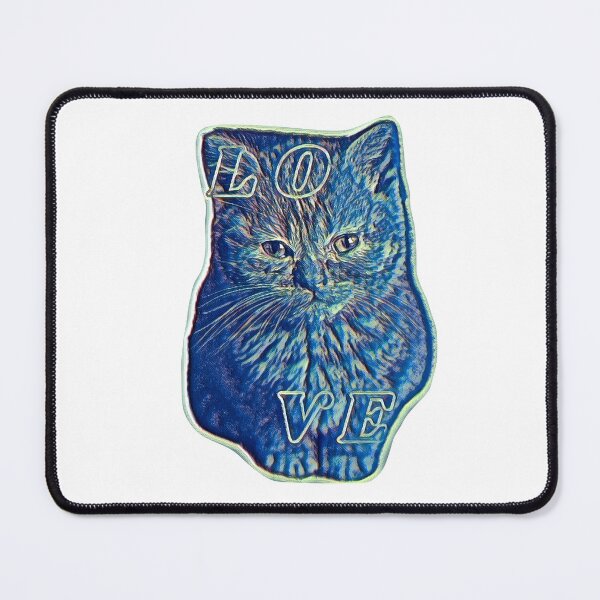 Item preview, Blue Love Kitten designed and sold by BangtanArtShop.