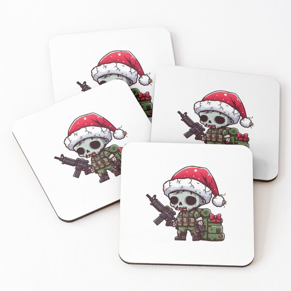 Item preview, Chibi zombie soldier with santa hat designed and sold by Wxjtecki.