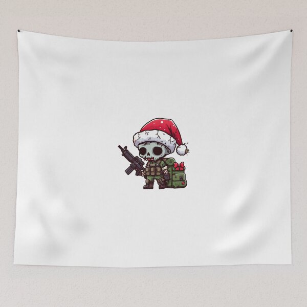 Item preview, Chibi zombie soldier with santa hat designed and sold by Wxjtecki.
