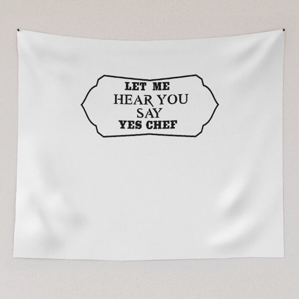 Item preview, Let Me Hear You Say Yes Chef designed and sold by TeeTimeGuys.