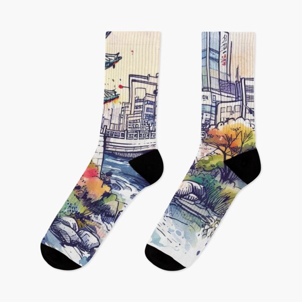 Item preview, Daejon South Korea Watercolor designed and sold by PaintMeWorld.