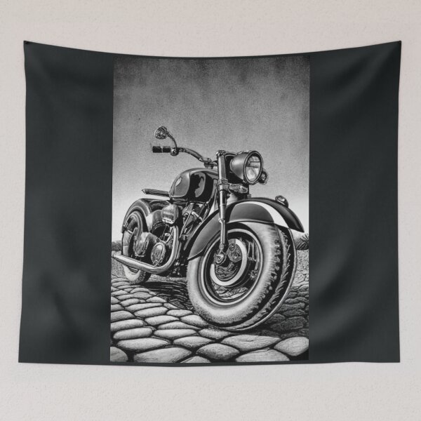 Item preview, Vintage Motorcycle  designed and sold by GoodOldVintage.