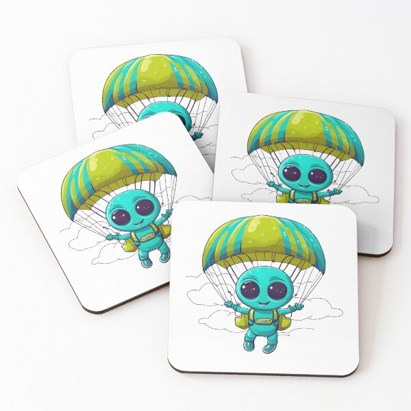 Artikelvorschau, Baby-Alien-Fallschirmspringen entworfen und verkauft von CosmicVenture.