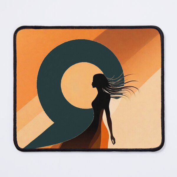 Item preview,  Woman in an orange dress posing in the sun designed and sold by NiRia Spot.