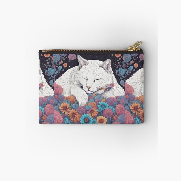 Item preview, Relaxing Sleepy flowers tattou Cat designed and sold by Catophile.