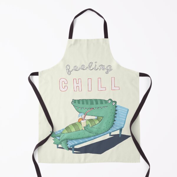 Item preview, Feeling Chill! Fun Crocodile Chilling In The Sun By Carla Daly designed and sold by Carla Daly.