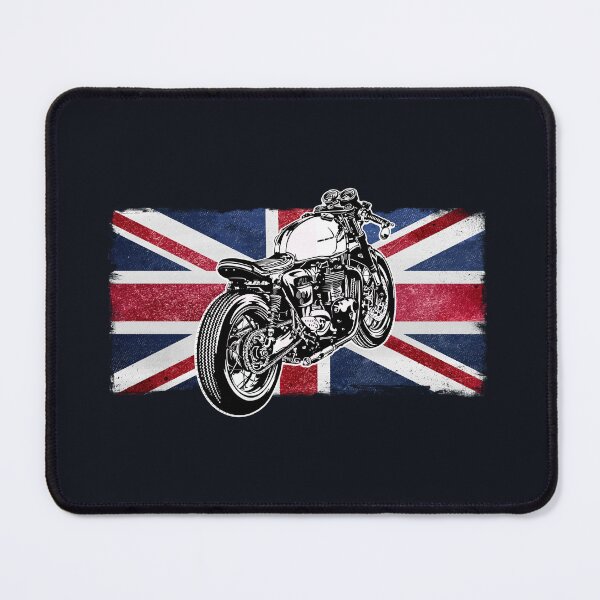 Item preview, Cafe Racer Helmet Sticker | Great Britain Flag Bumper Sticker | Distressed UK Flag Hydro Sticker | United Kingdom Sports Bikes Sticker designed and sold by SW Longwave.