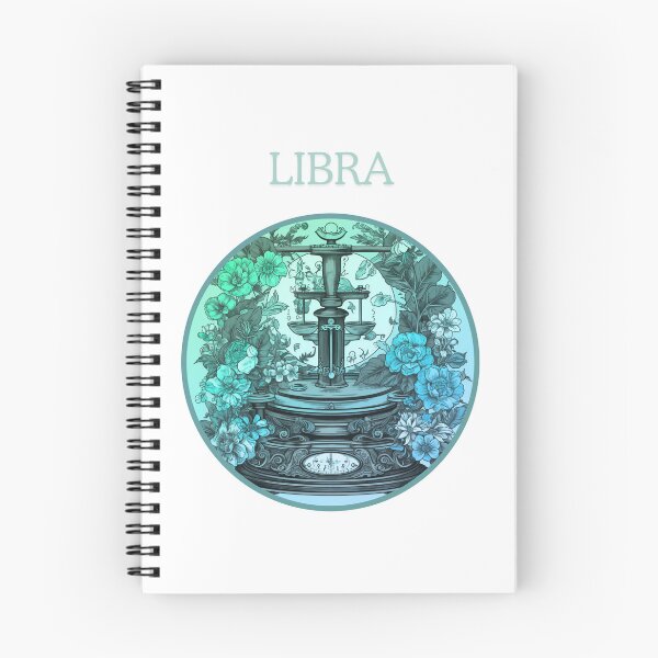 Item preview,  Blue Vintage and retro  Libra Zodiac - Horescope/SunSign Theme  on  white background designed and sold by CosmicNook1.