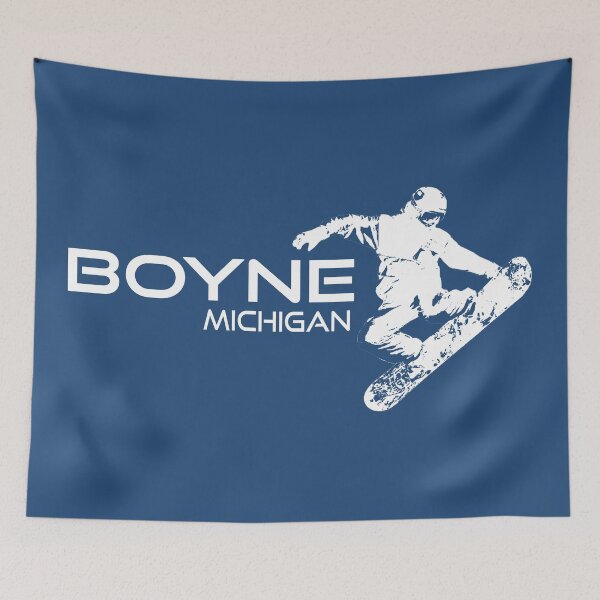 Item preview, Boyne Mountain Resort Michigan Snowboarder designed and sold by Esskay Designs.