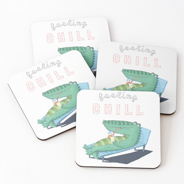 Item preview, Feeling Chill! Fun Crocodile Chilling In The Sun By Carla Daly designed and sold by Carla Daly.