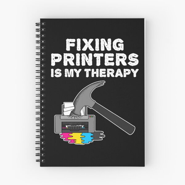 Item preview, Fixing Printers Is My Therapy, Computer Technician Funny designed and sold by doodlerob.