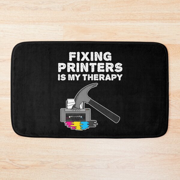 Item preview, Fixing Printers Is My Therapy, Computer Technician Funny designed and sold by doodlerob.