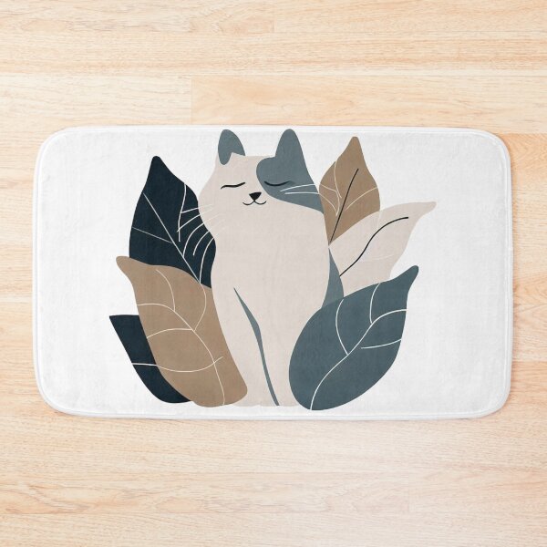 Item preview, Cute sleeping cat between leaves designed and sold by Cr320.