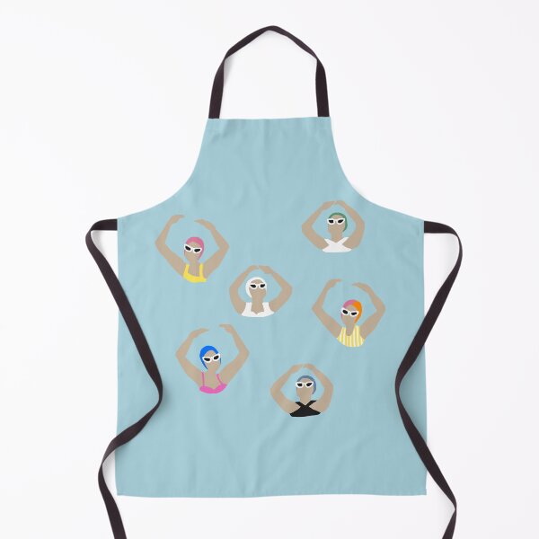 Item preview, Vintage Artistic Swimmers Pattern designed and sold by pink-cowboy.