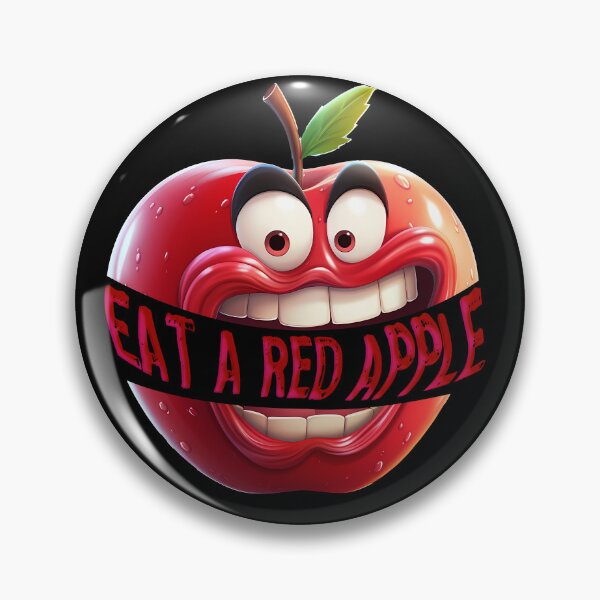 Item preview, Eat a red apple day Sticker  designed and sold by Graphichut.