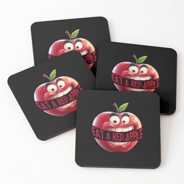Item preview, Eat a red apple day Sticker  designed and sold by Graphichut.