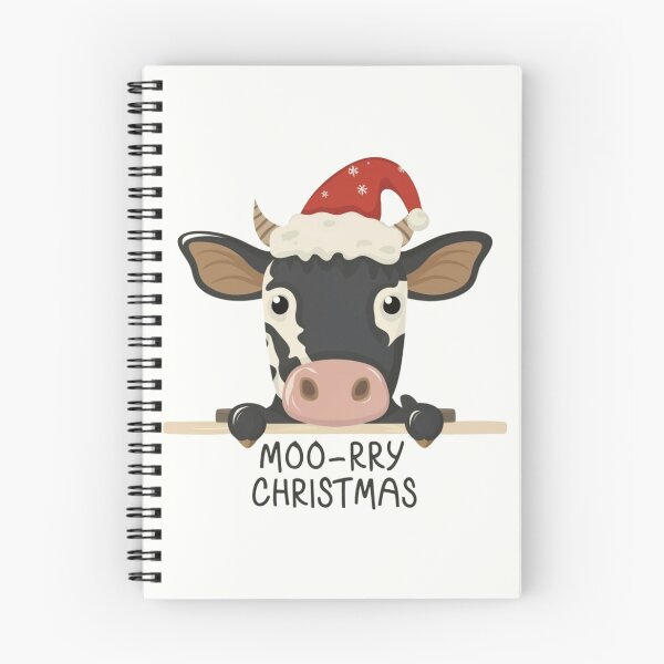 Item preview, Moo-rry Christmas Cow designed and sold by CraftedRealm.