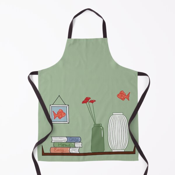 Item preview, Cozy Shelf with Vases and Fish designed and sold by CozyAtMidnight.