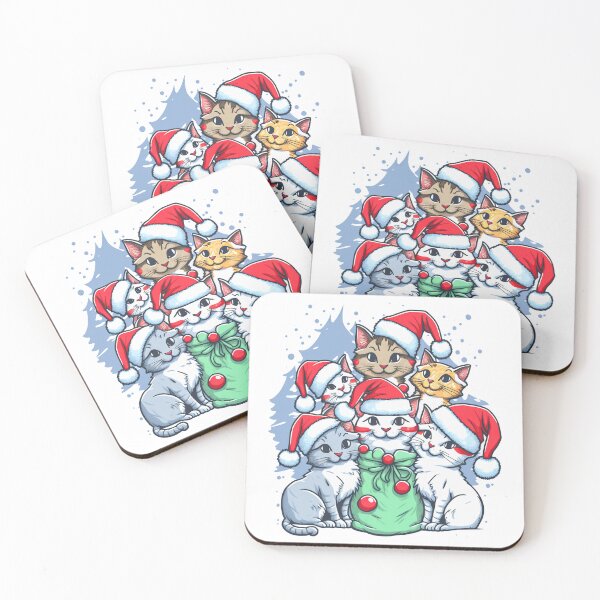 Item preview, Cats Marry Christmas Pets Friendly designed and sold by Martolina33.