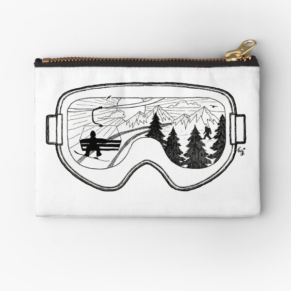 Snow Lift , Exit Left Zipper Pouch
