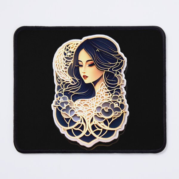 Item preview, A female figure symbolizing beauty in darkness designed and sold by M-Y-A-R-T-.