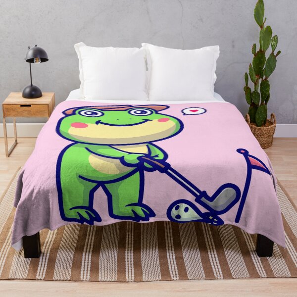Item preview, Cute Frog Playing Golf Cartoon Vector Icon Illustration designed and sold by hjian8219.