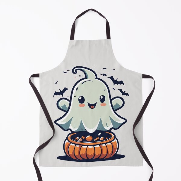 Item preview, Cute Ghost & Happy Halloween Art HQ 2 designed and sold by Psycho-Crazy.