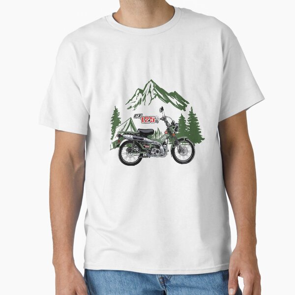 Tシャツ・カットソー HONDA MOTORCYCLE Hunter Cub Tshirt White Honda Cub T-Shirts for Sale | Redbubble