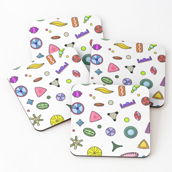 Item preview, The Diatoms, Algae cartoon, Minimal lovely plankton, Gift for Diatomist designed and sold by thurakitdew.