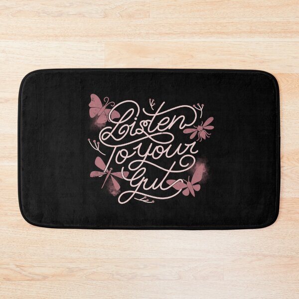 Item preview, Listen To Your Gut Black by Tobe Fonseca designed and sold by Tobe Fonseca®.