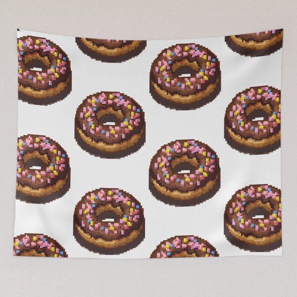 Item preview, Chocolate Donut - Pixel art designed and sold by octoboobs.