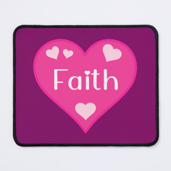 Item preview, Faith Name Pink Heart designed and sold by Jeallan Designs.