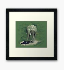 Elephant Walk Framed Print