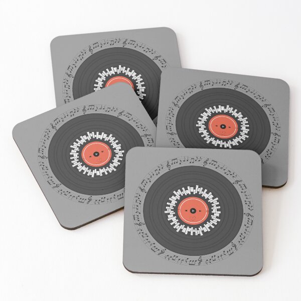 Aperçu de l'œuvre Disque vinyle. Cadeau de musique rétro pour les mélomanes créée et vendue par MamaNeeaDesigns.